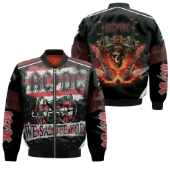 Acdc We Salute You Arsenal Bomber Jacket