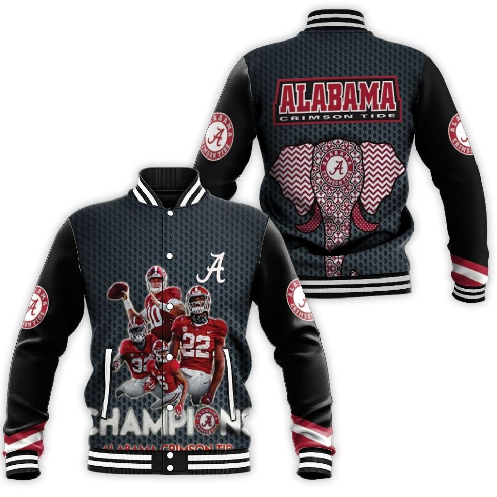 Alabama Crimson Tide Champions Baseball Jacket