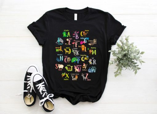 Animals Alphabet Unisex T-Shirt