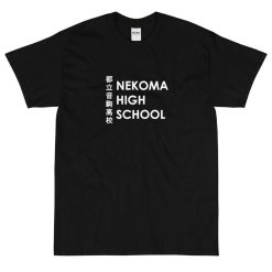 Anime Haikyuu Nekoma High School Volleyball Club Unisex Cotton Tee Shirt