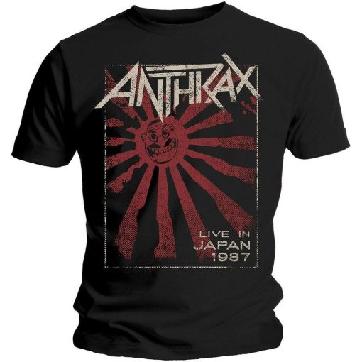 Anthrax Unisex Tee Live In Japan Shirt