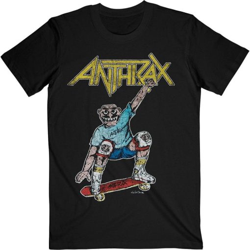 Anthrax Unisex Tee Spreading Skater Notman Vintage Shirt