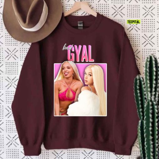 Bad Gyal 90s Merch Vintage Homage Unisex Sweatshirt