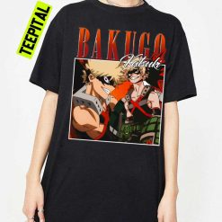 Bakugo Katsuki Anime Homage My Hero Academia T-Shirt