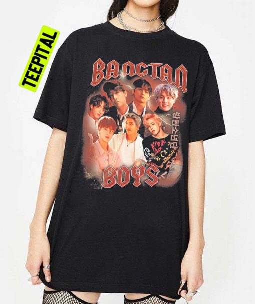 Bangtan Boys Homage Vintage 90s T-Shirt