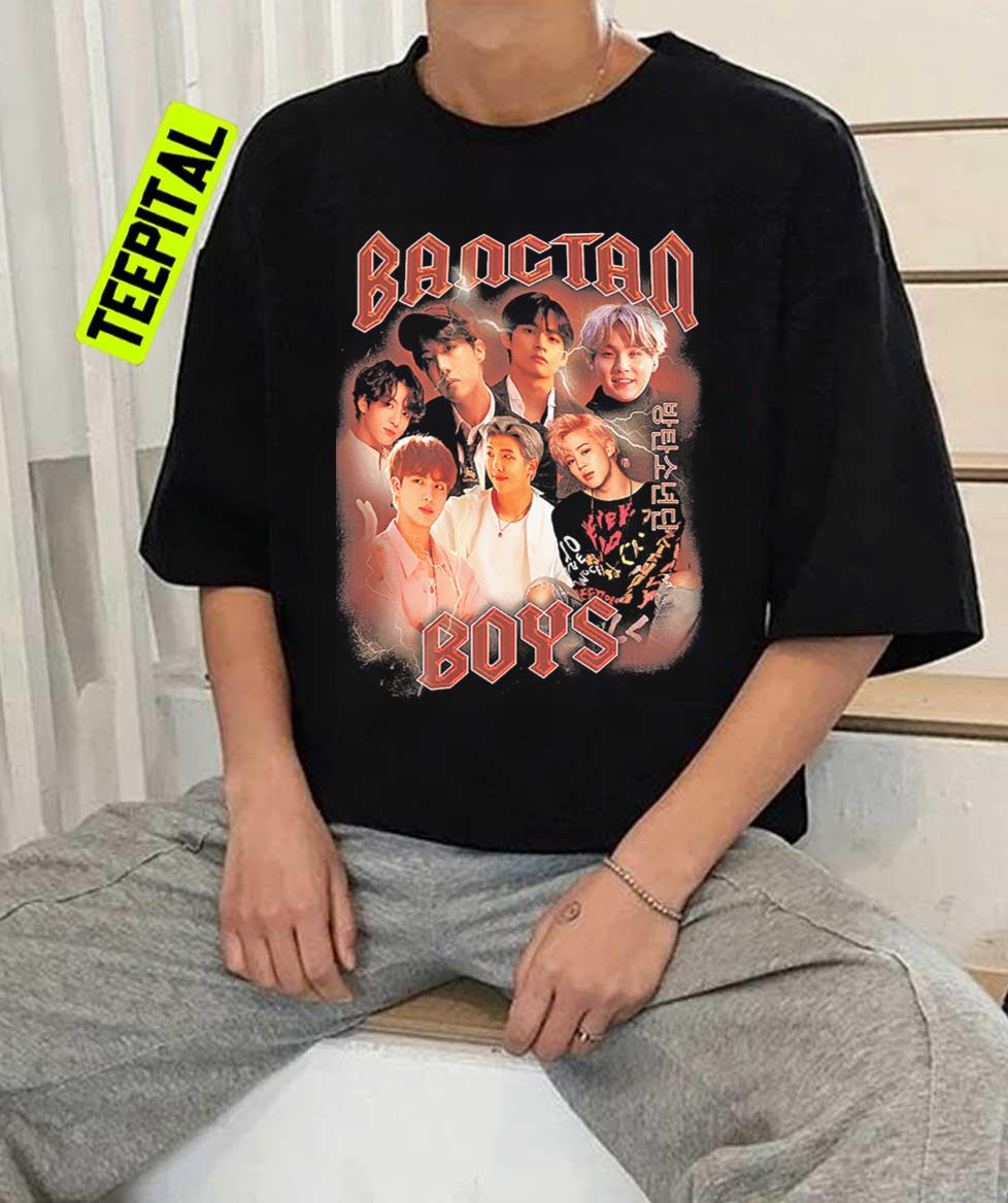 Bangtan Boys Homage Vintage 90s T-Shirt