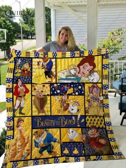 Beauty And The Beast 3d Quilt Blanket