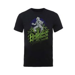 Beetlejuice Michael Keaton Green Logo Official Tee T-Shirt