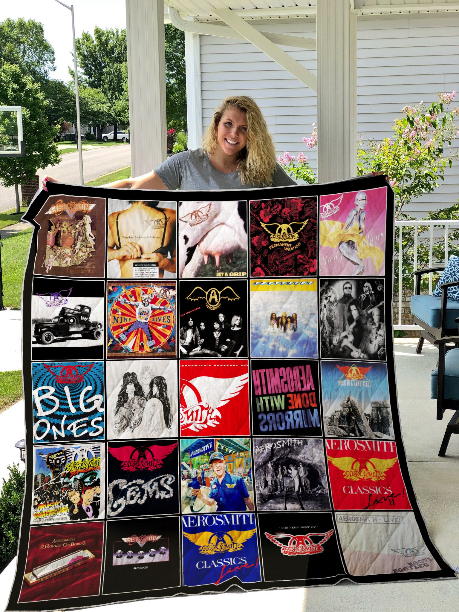 Best Of Aerosmith Quilt Blanket