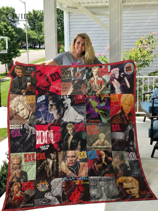 Billy Idol Albums Quilt Blanket For Fans Ver 25