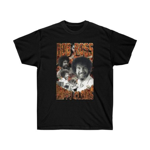 Bob Ross Painting Painter Happy Clouds Superstar Hip-Hop Shirt