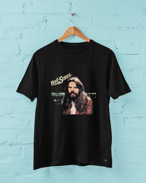 Bob Seger Stranger In Town Music Legend Black T-Shirt