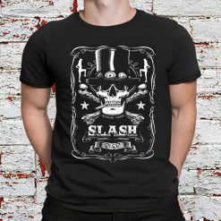 Bottle Of Slash Black Athletic T Shirt
