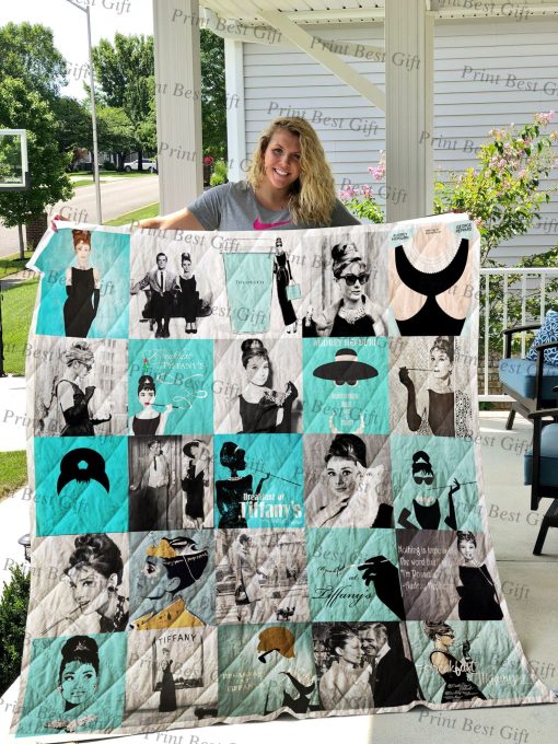 Breakfast At Tiffany’s Poster Quilt Blanket Ver 2