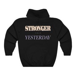 Britney Spears STRONGER THAN YESTERDAY  Double-sided Hoodie