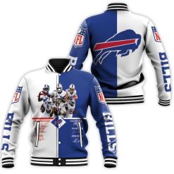 Buffalo Bills Players Signed 3d Jersey Baseball Jacket