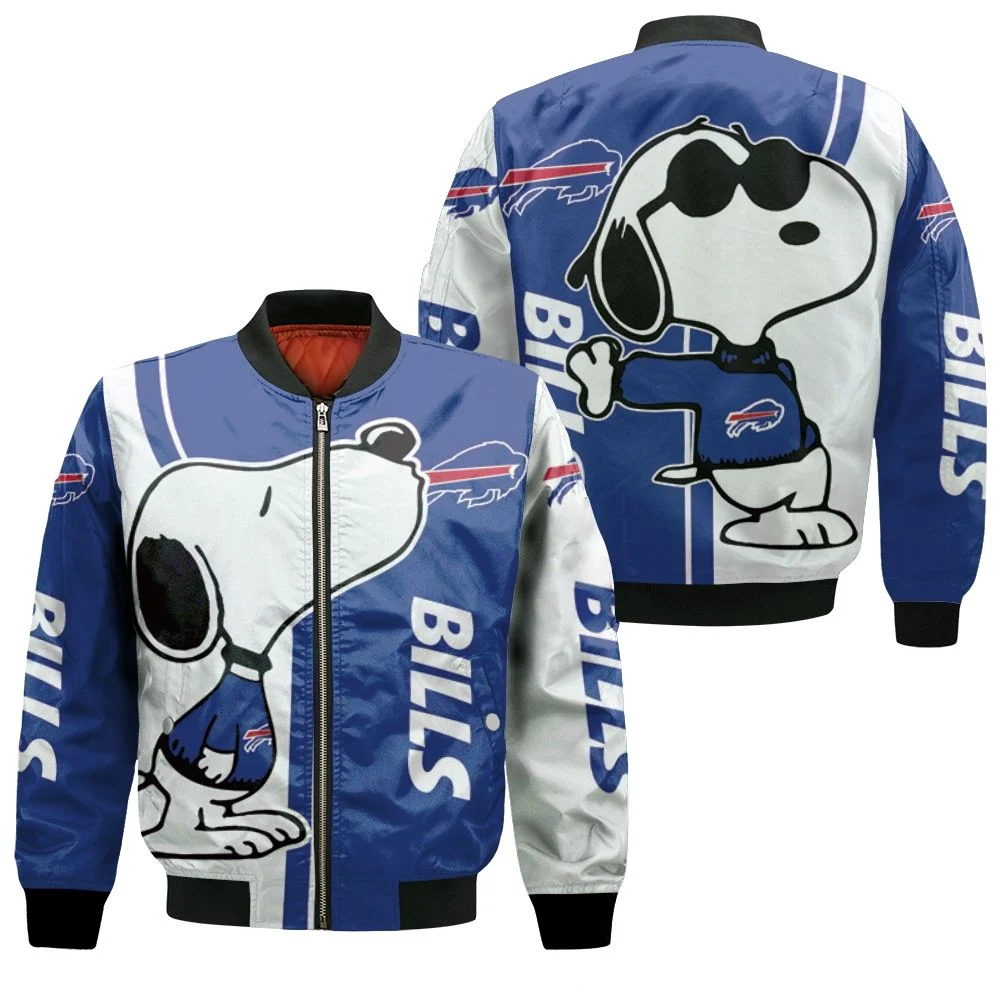 Buffalo Bills Snoopy Lover 3d Printed Bomber Jacket