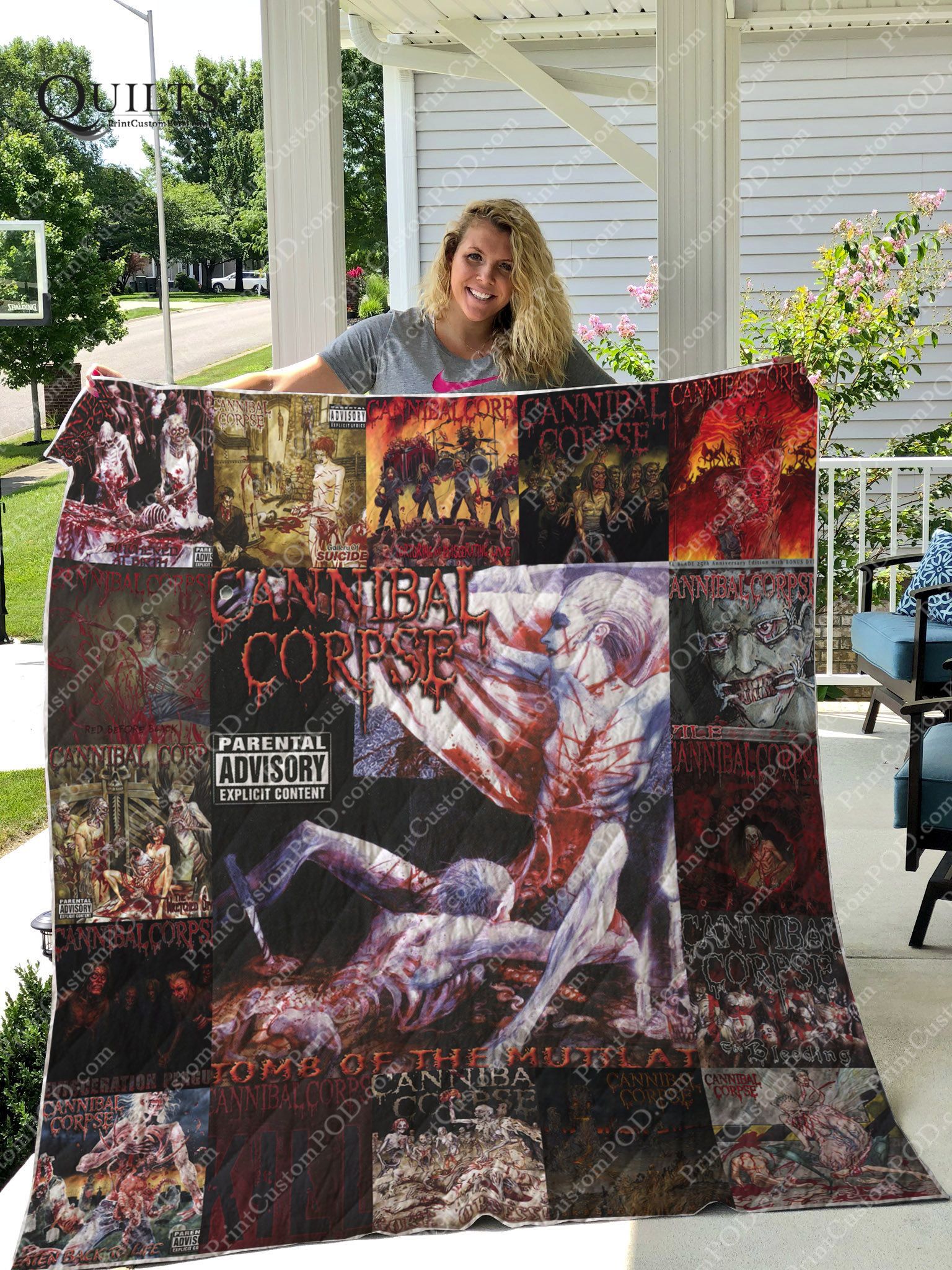 Cannibal Corpse Albums Quilt Blanket For Fans Ver 17