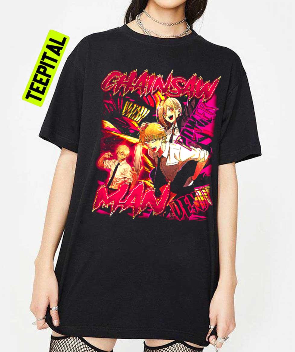 Chainsaw Man Denji Vintage Bootleg T-Shirt – Teepital – Everyday New ...