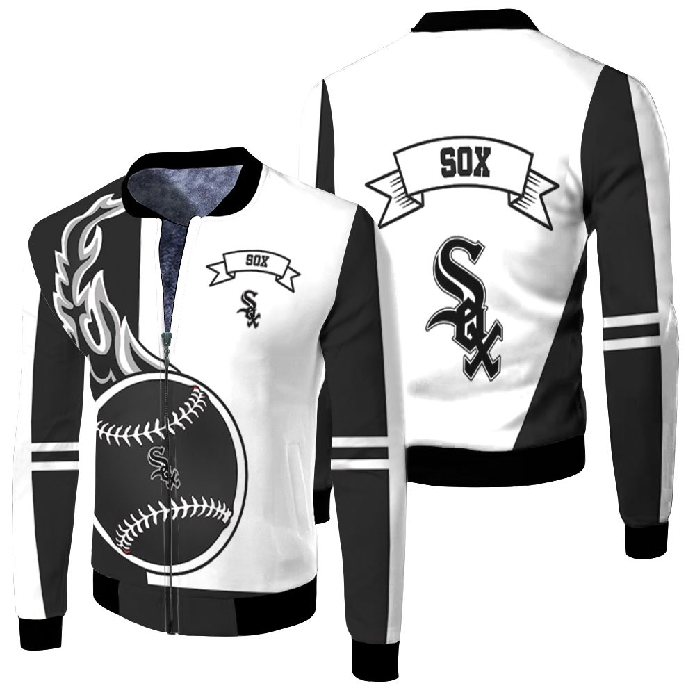 Chicago White Sox 3d Fleece Bomber Jacket