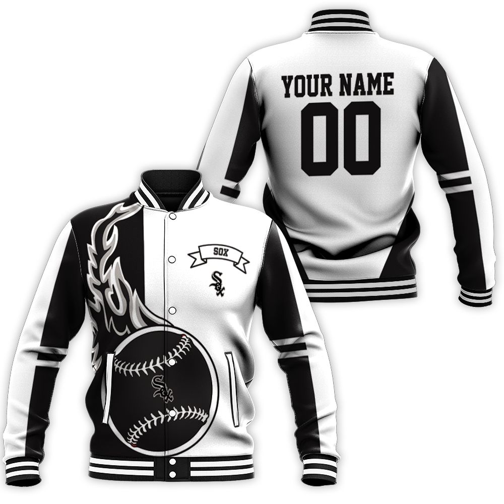 Chicago White Sox 3d Personalized Baseball Jacket