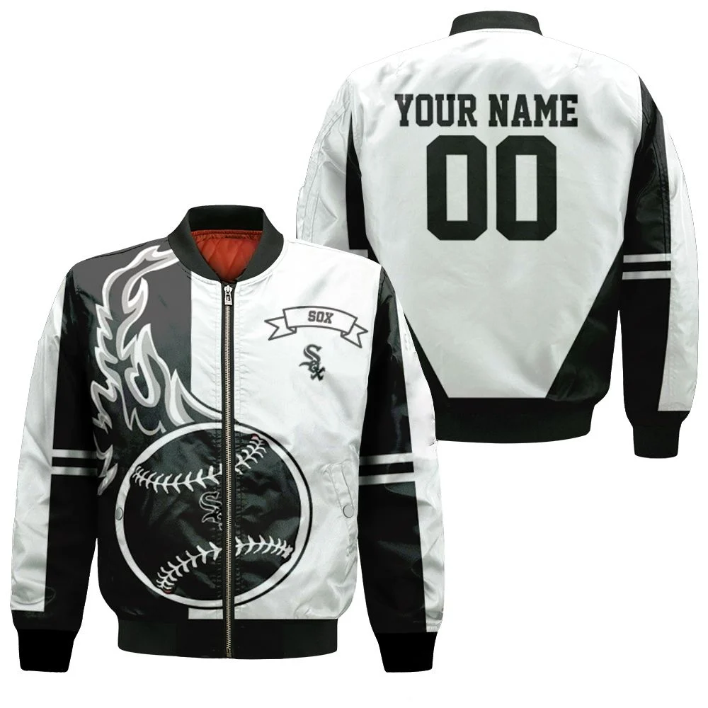 Chicago White Sox 3d Personalized Bomber Jacket