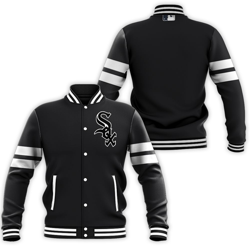 Chicago White Sox Black 2019 Jersey Inspired Style Baseball Jacket