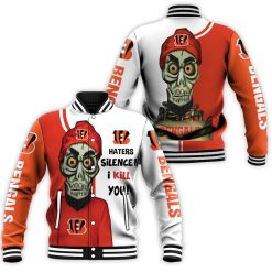 Cincinnati Bengals Haters I Kill You 3d Baseball Jacket