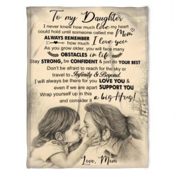 Daugher Blanket From Mom To My Daughter I Never Knew How Much Love Daughter And Mom Blanket