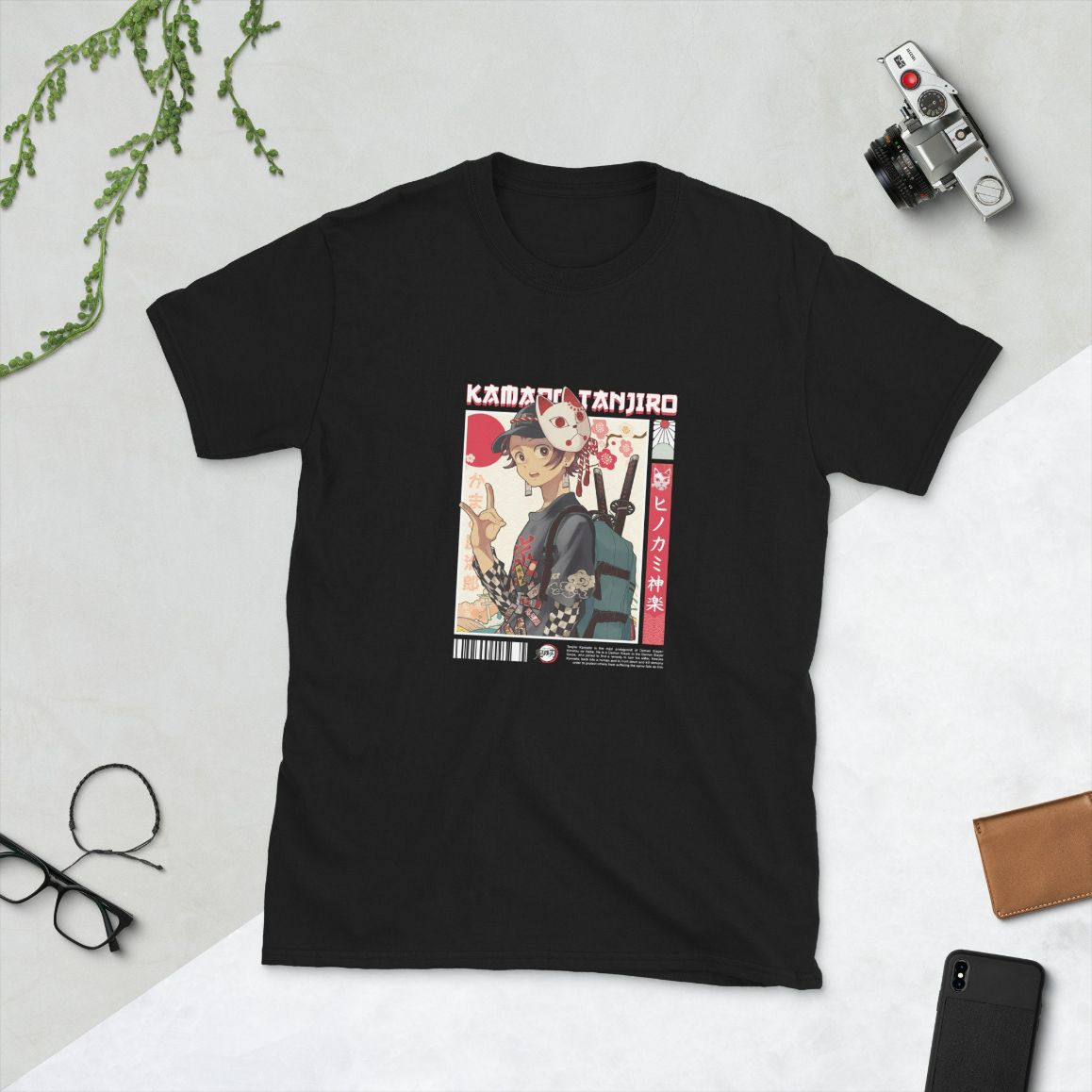 Demon Slayer Tanjiru Inspired Graphic Design Unisex T-Shirt
