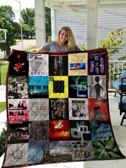 Depeche Mode Albums Cover Poster Quilt Blanket Ver 2