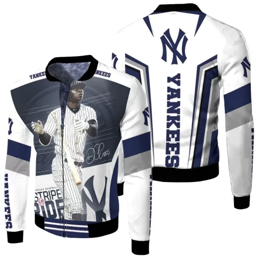 Didi Gregorius 18 New York Yankees Fleece Bomber Jacket