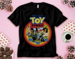 Disney Pixar Toy Story Vintage Circle Portrait Logo Shirt
