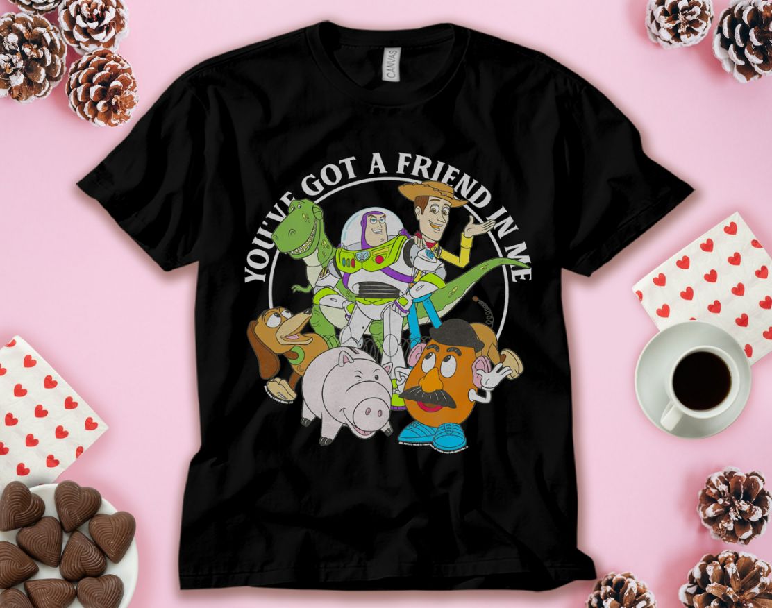Disney Pixar Toy Story Youve Got A Friend In Me Group Shot T-Shirt