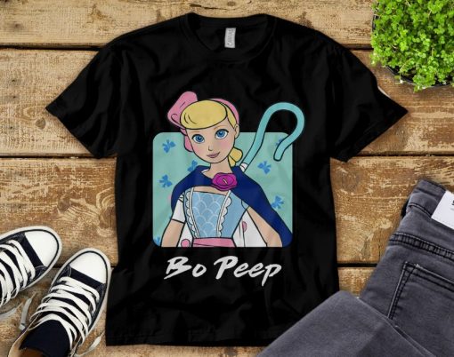 Disney Toy Story 4 Bo Peep Colorful Bust Portrait Graphic Unisex Tee Adult T-Shirt