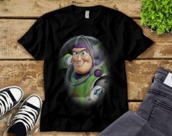 Disney Toy Story Buzz Lightyear Grin Graphic Unisex Tee Adult Shirt