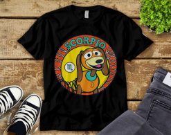 Disney Toy Story Slinky Dog Scorpio Zodiac T-Shirt