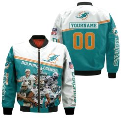 Dolphins 3d Bomber Jacket