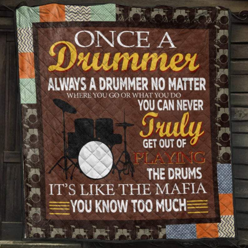 Drummer Blanket Drummer S Drummer S For Men Music Lover Idea Music Lover For Her Music Lover For Him Grandpa Blanket