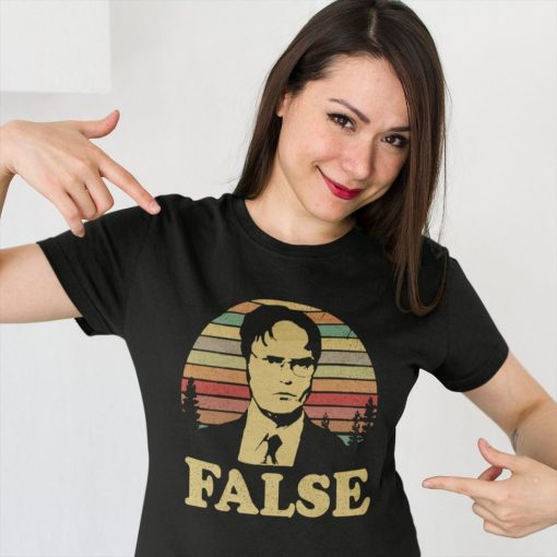 Dwight Schrute FALSE The Office Inspired T-Shirt