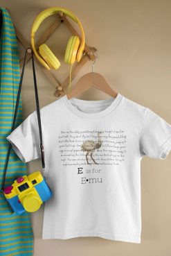 E Is For Emu Animal Alphabet Toddler ABC Shirt