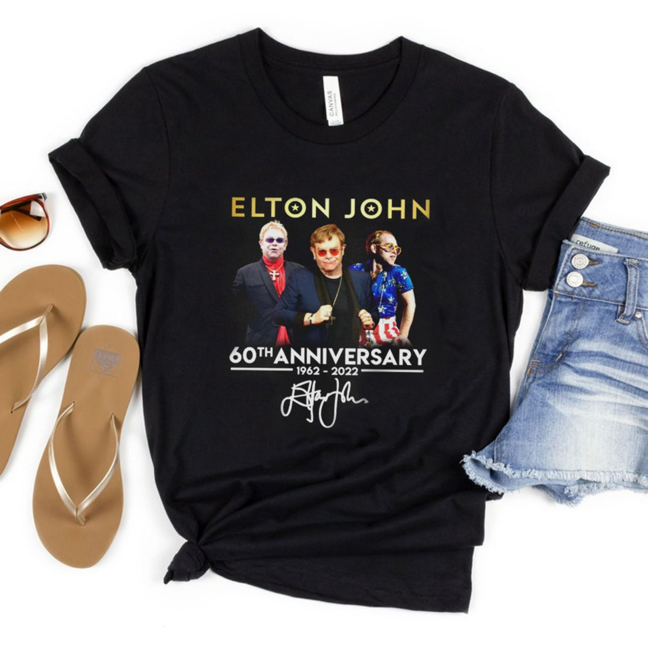Elton John 60 Year Anniversary Shirt