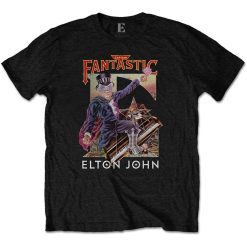 Elton John Unisex Tee Captain Fantastic Shirt