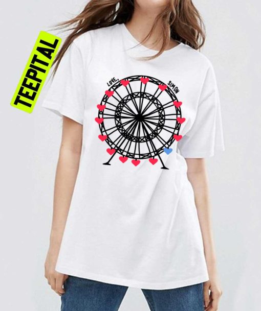 Ferris Wheel In Love Simon Movie T-Shirt