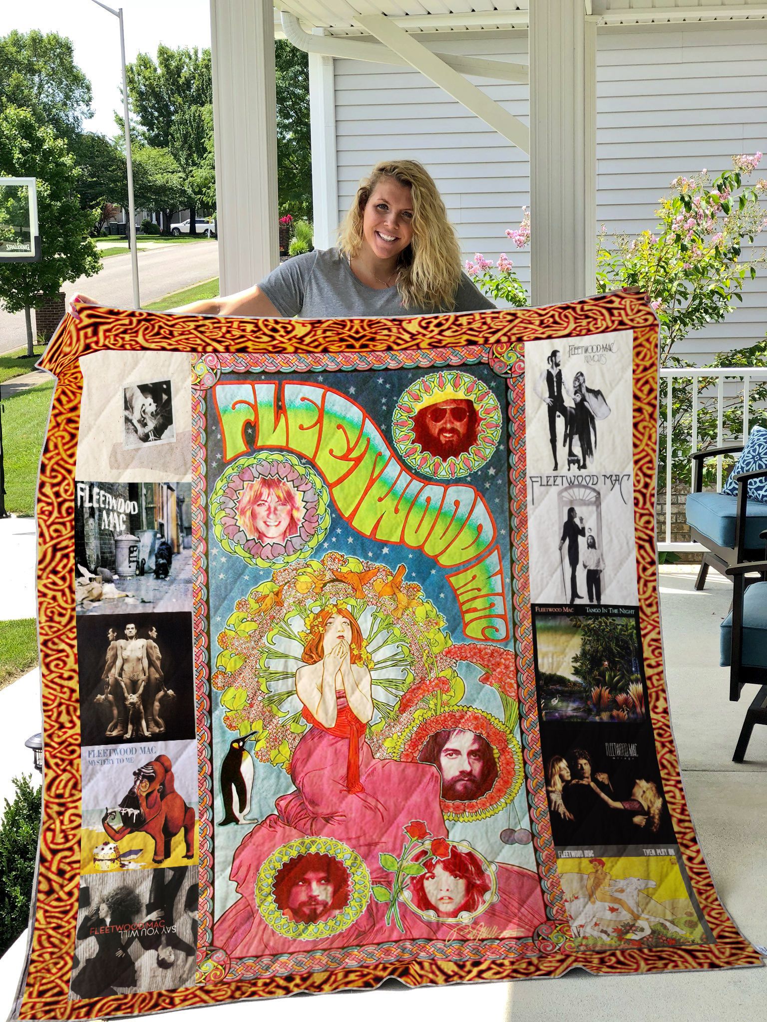 Fleetwood Mac Band Quilt Blanket