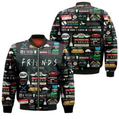 Friends Tv Show For Fan 3d Jersey Bomber Jacket