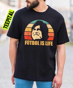 Futbol Is Life Retro Vintage Movie Football Funny Sayings Unisex T-Shirt