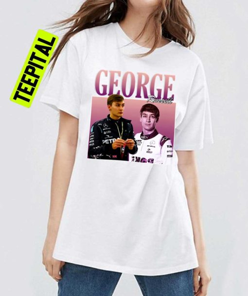 George Russel Vintage Bootleg 90s Homage T-Shirt