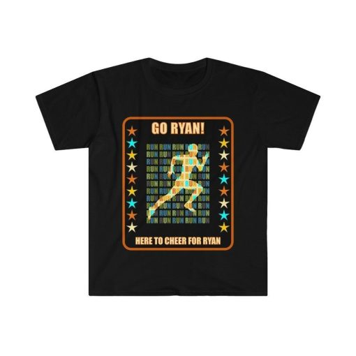 Go Ryan Runner Support Fan Here to Cheer Favorite Athlete T-Shirt