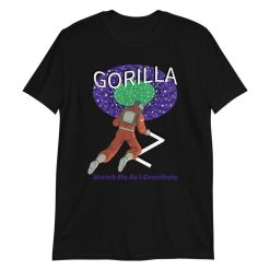 Gorilla In Space Funny Astronaut Softstyle T-Shirt